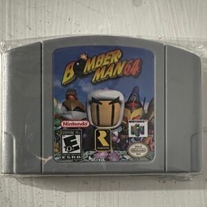 Nintendo Bomberman 64 Cartridge - Silver